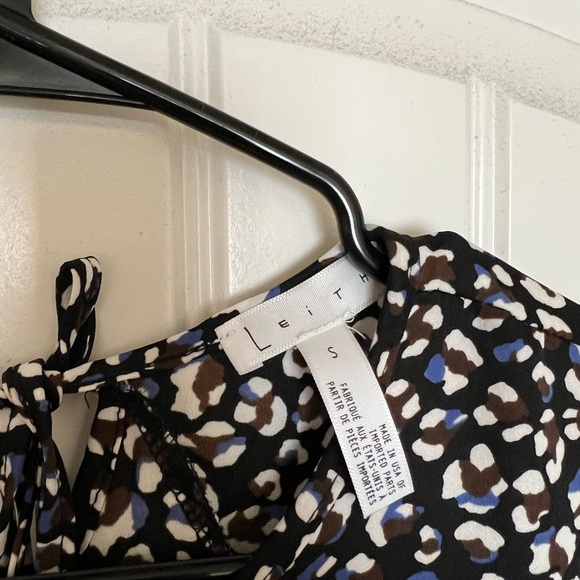 Leith Mini Leopard Ruffle Open Back Mini Dress - Picture 11 of 12